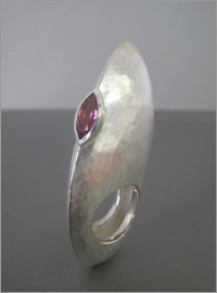 Ring Rubellitnavette